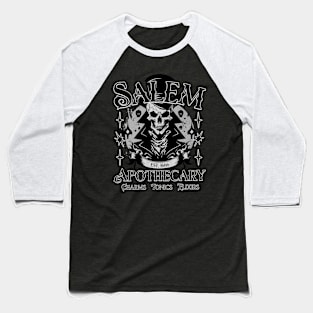 Salem Apothecary Skull Baseball T-Shirt